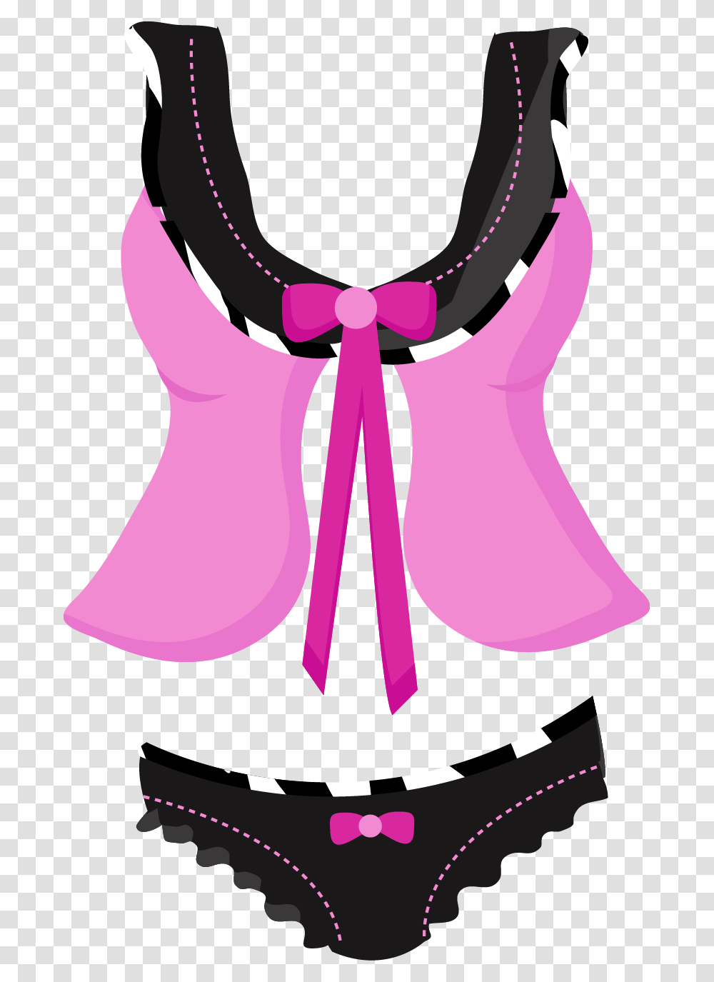 Clipart Lingerie Clip Art, Apparel, Scarf, Stole Transparent Png