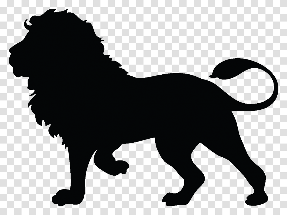 Clipart Lion Roaring Lion Silhouette, Mammal, Animal, Stencil, Wildlife Transparent Png