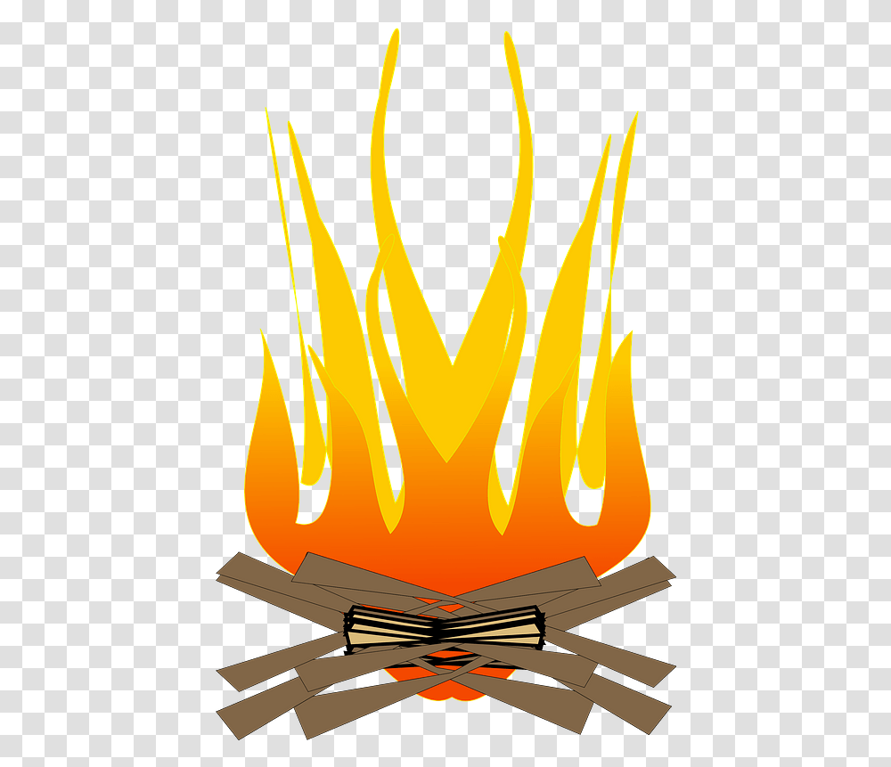 Clipart Log Fire, Flame, Text, Bonfire, Lighting Transparent Png