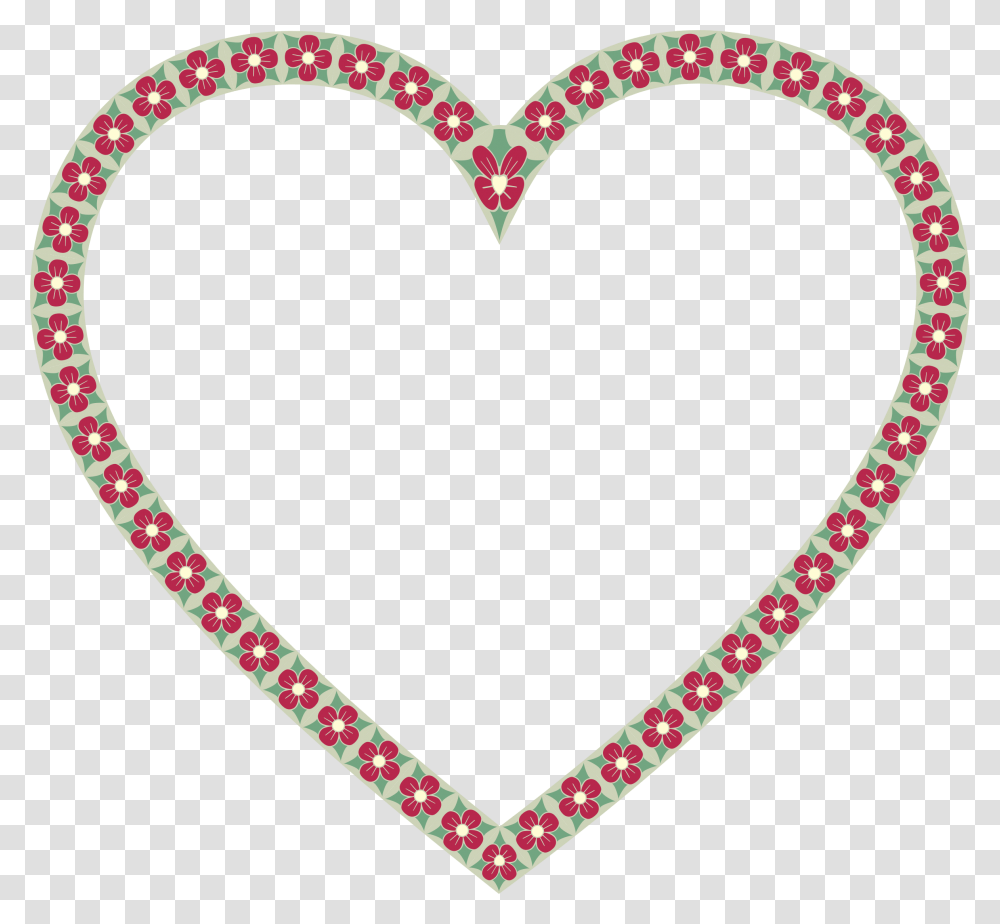Clipart Love Borders Heart Border Design, Rug, Accessories, Accessory, Necklace Transparent Png