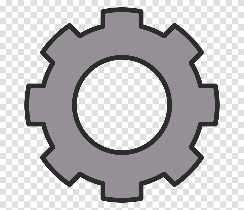 Clipart, Machine, Gear, Cross Transparent Png