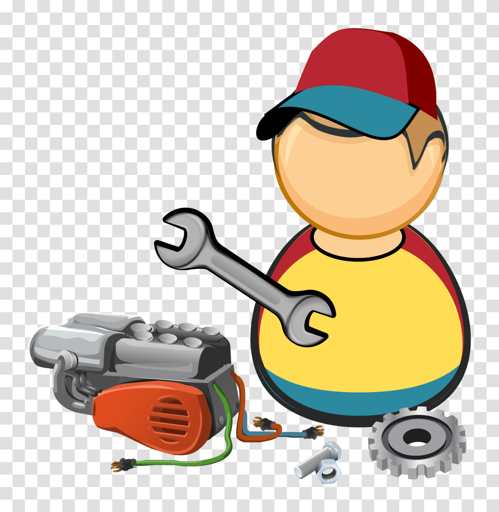 Clipart, Machine, Hammer, Tool, Engine Transparent Png