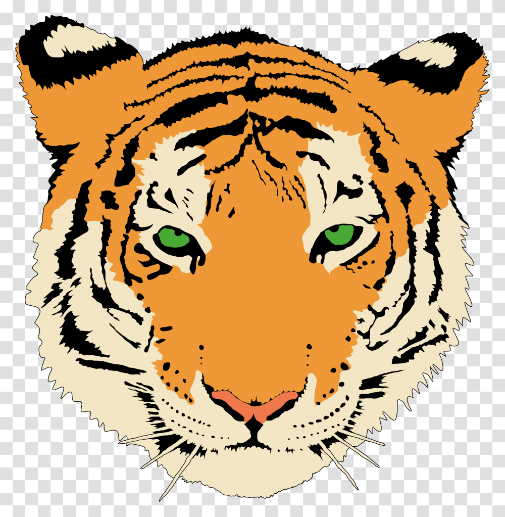 Clipart, Mammal, Animal, Wildlife, Tiger Transparent Png
