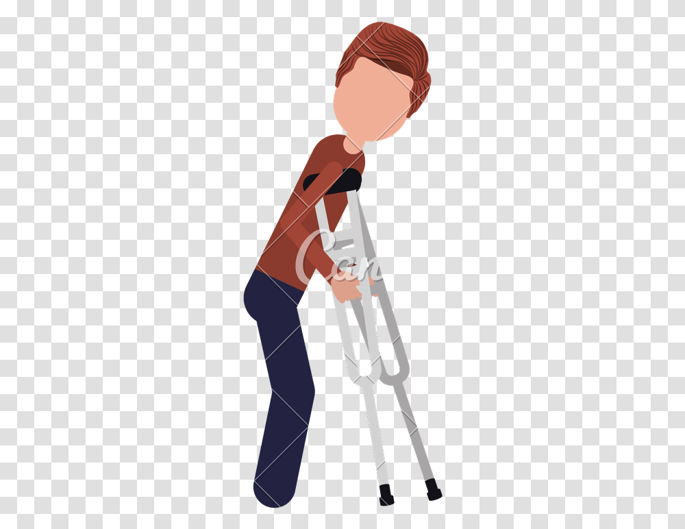 Clipart Man Crutch Icon Man Using Crutches, Tool, Handsaw, Hacksaw, Cutlery Transparent Png