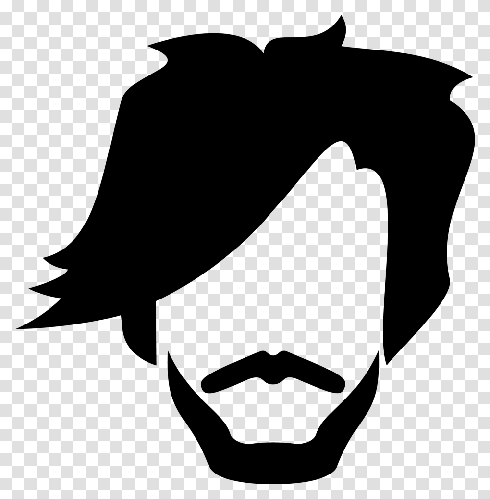 Clipart Man Hairstyle Male Hairstyle Clipart, Gray, World Of Warcraft Transparent Png