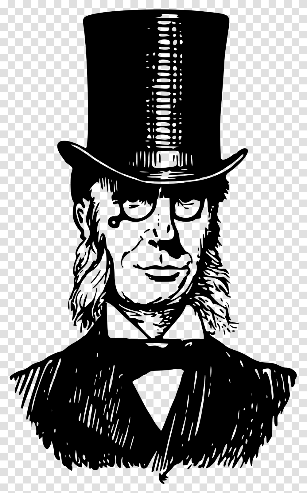 Clipart Man With Top Hat, Gray, World Of Warcraft Transparent Png