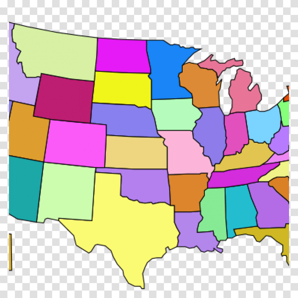 Clipart Map Of Usa Free Clipart Download, Diagram, Plot, Atlas Transparent Png