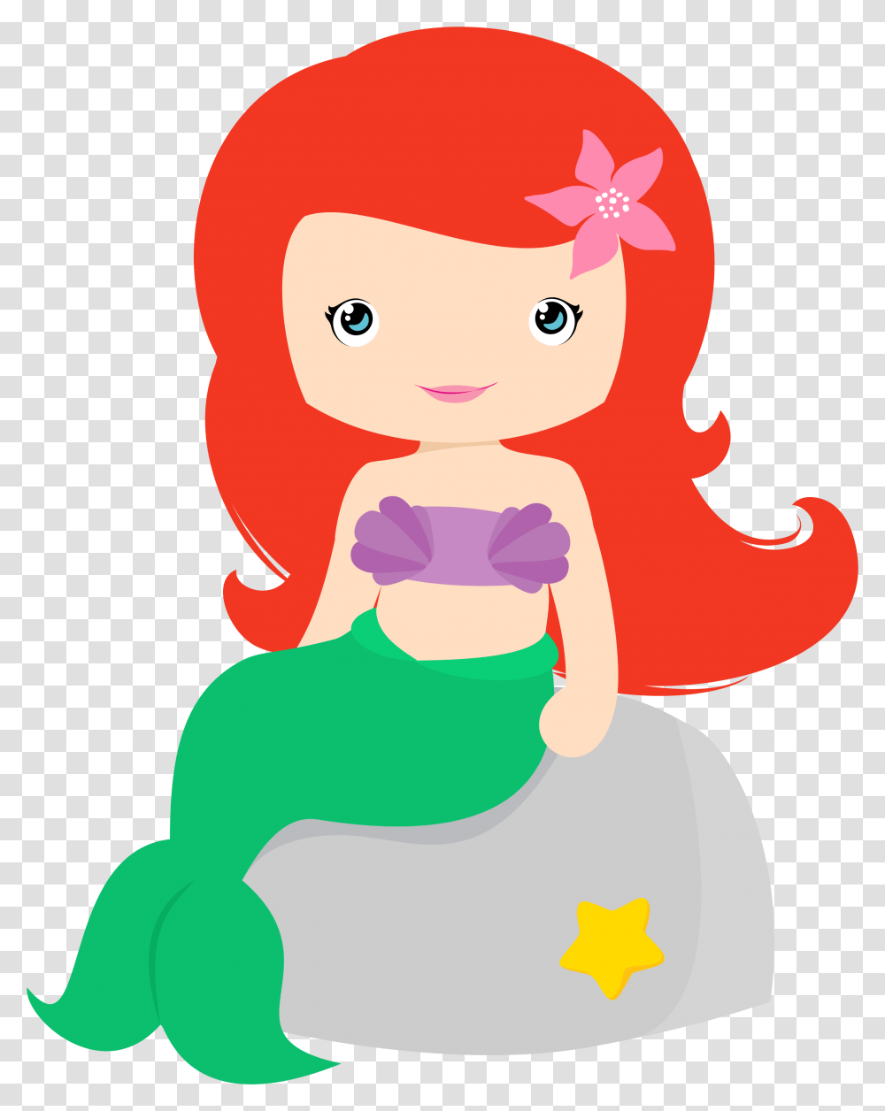 Clipart Mermaid The Little, Indoors, Room, Bathroom Transparent Png