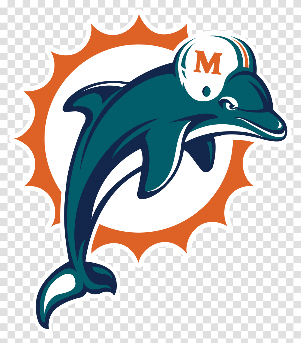 Clipart Miami Dolphin Logo Miami Dolphins Logo, Animal, Bird, Penguin, King Penguin Transparent Png
