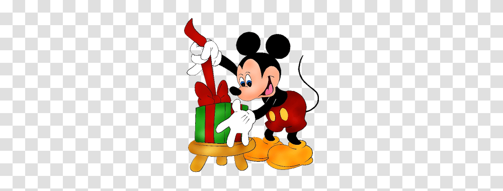 Clipart Mickey Mouse Christmas, Performer, Elf, Gift Transparent Png