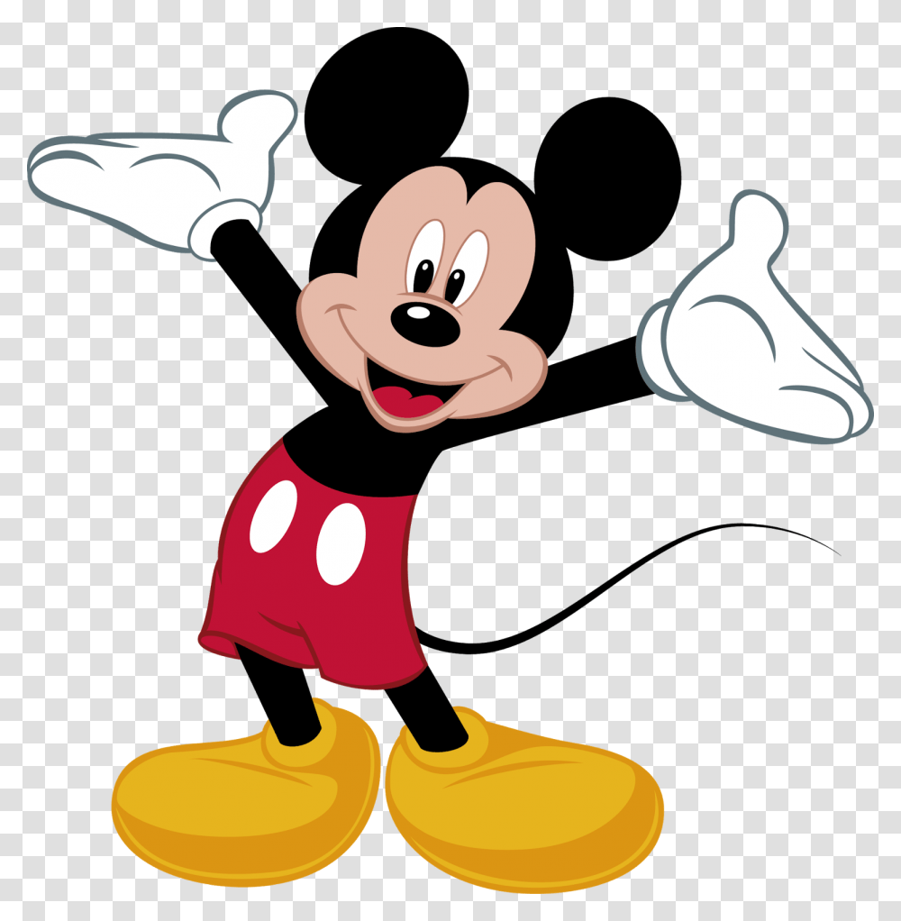 Clipart Mickey Mouse, Label, Performer Transparent Png