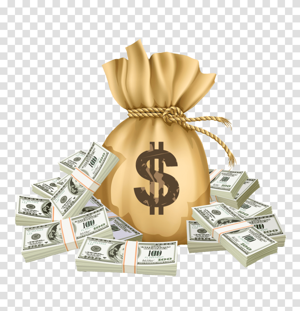 Clipart Money Background Background Money Bag, Dollar Transparent Png