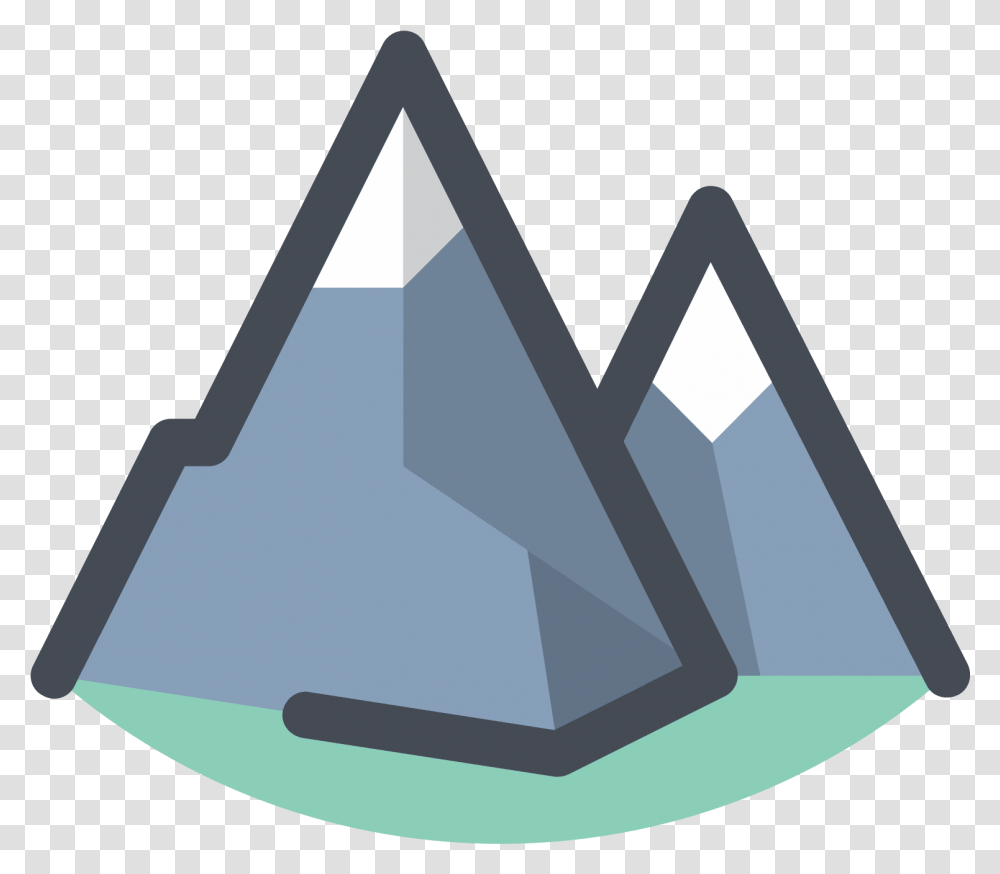 Clipart Montagne Mountain Icon, Triangle, Arrowhead Transparent Png