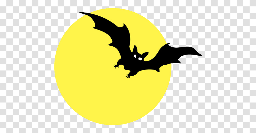 Clipart Moon Scary Bat And Moon Clipart, Batman Logo, Tennis Ball, Sport Transparent Png