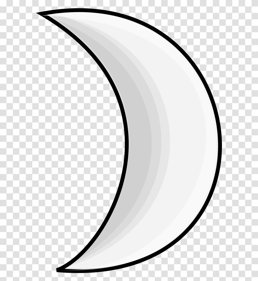 Clipart Moon Sliver Weather Symbols Moon, Outdoors, Nature, Astronomy, Tape Transparent Png