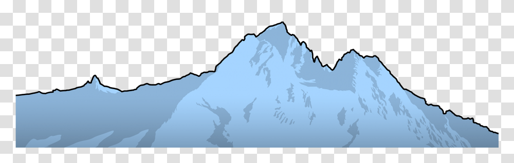 Clipart Mountain Everest, Mountain Range, Outdoors, Nature, Peak Transparent Png