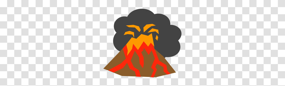 Clipart, Mountain, Outdoors, Nature, Volcano Transparent Png
