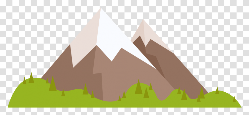 Clipart Mountain Snow Mountain Mountain Clipart, Triangle, Architecture, Building, Pyramid Transparent Png