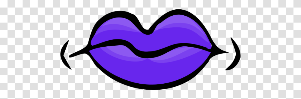 Clipart Mouth Closed, Purple, Heart Transparent Png