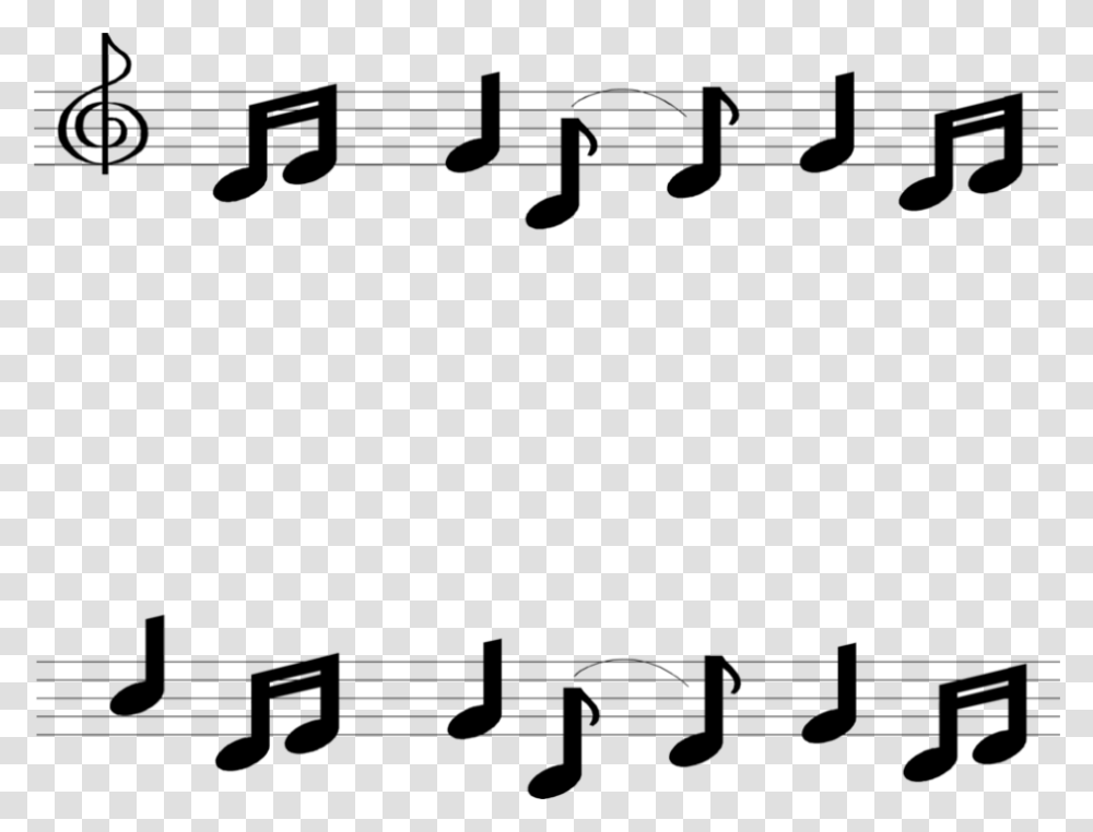 Clipart Music Note Border School Clipart Music Note Border, Gray Transparent Png