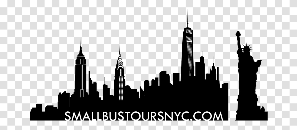 Clipart New York City Skyline Silhouette, Metropolis, Urban, Building, Spire Transparent Png