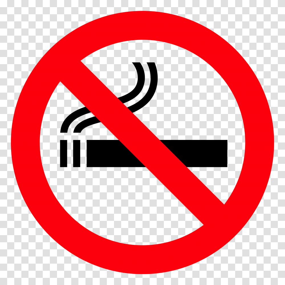 Clipart No Smoking, Road Sign, Stopsign Transparent Png