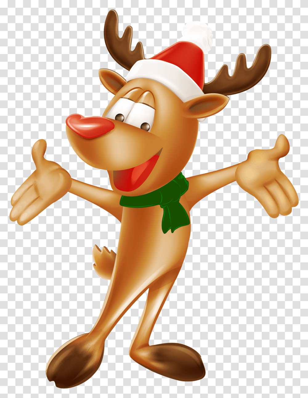 Clipart Noel Christmas Deer Transparent Png