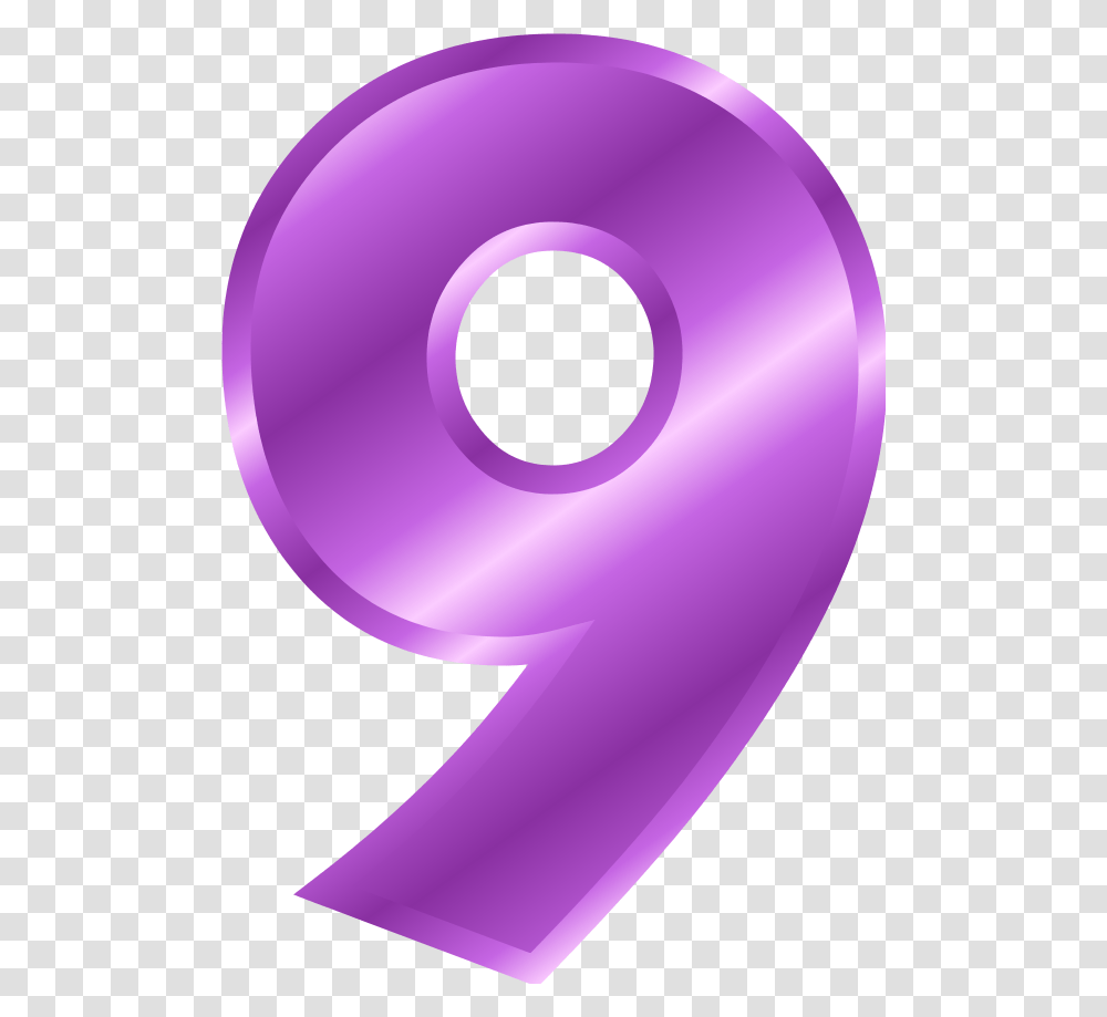 Clipart Number 2 Cute Number 9 Clipart, Purple, Hole, Lamp, Balloon Transparent Png