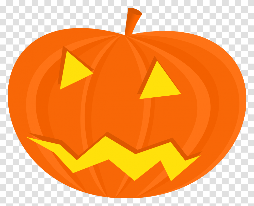 Clipart Number 2 Halloween Pictures Clipart Cute Jack O Lantern, Pumpkin, Vegetable, Plant, Food Transparent Png