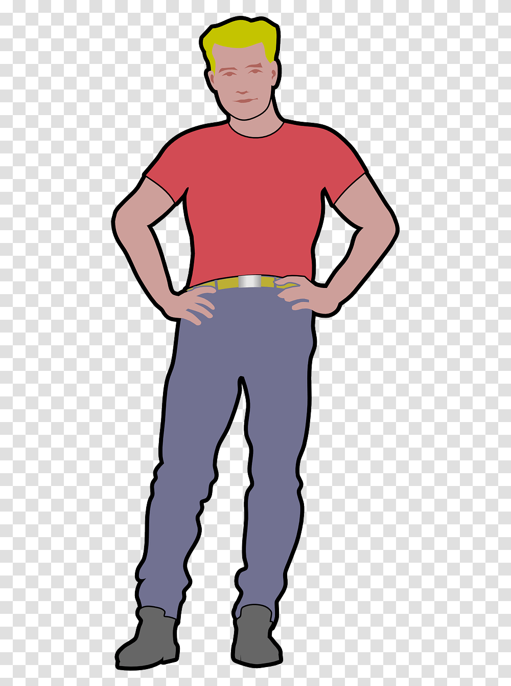Clipart Of A Guy, Sleeve, Pants, Long Sleeve Transparent Png
