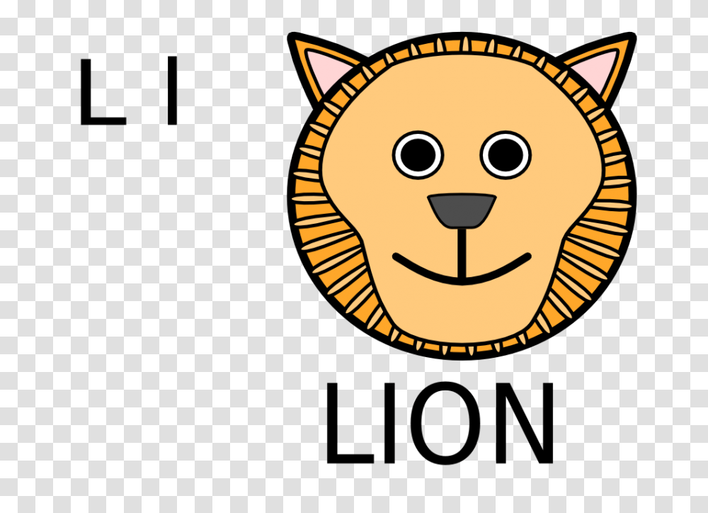 Clipart Of A Lion, Label, Animal, Mammal Transparent Png