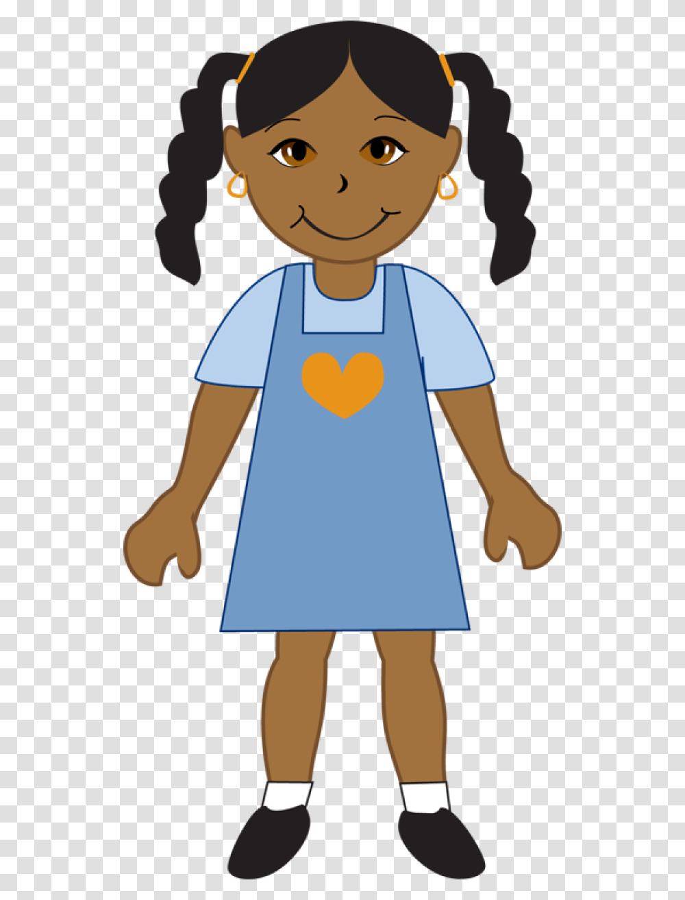 Clipart Of African American Girl Winging, Person, Human, Apron, Sunglasses Transparent Png