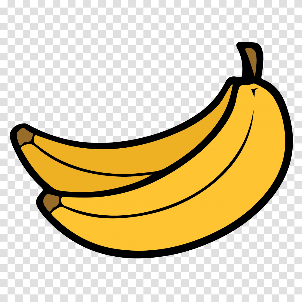Clipart Of Banana Clip Art Images, Fruit, Plant, Food Transparent Png
