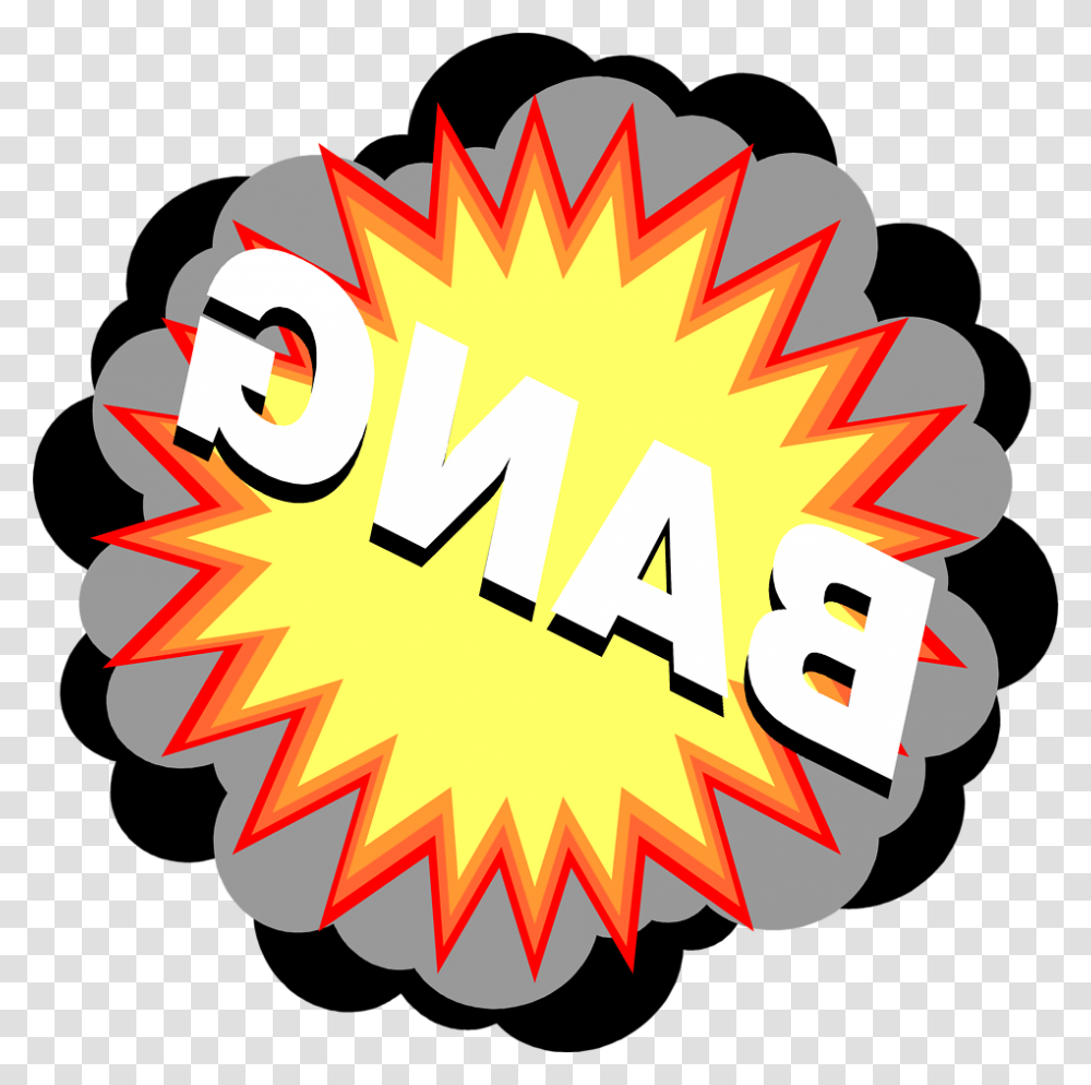 Clipart Of Bang Text And Explosion Clip Art, Dynamite, Bomb, Weapon, Outdoors Transparent Png