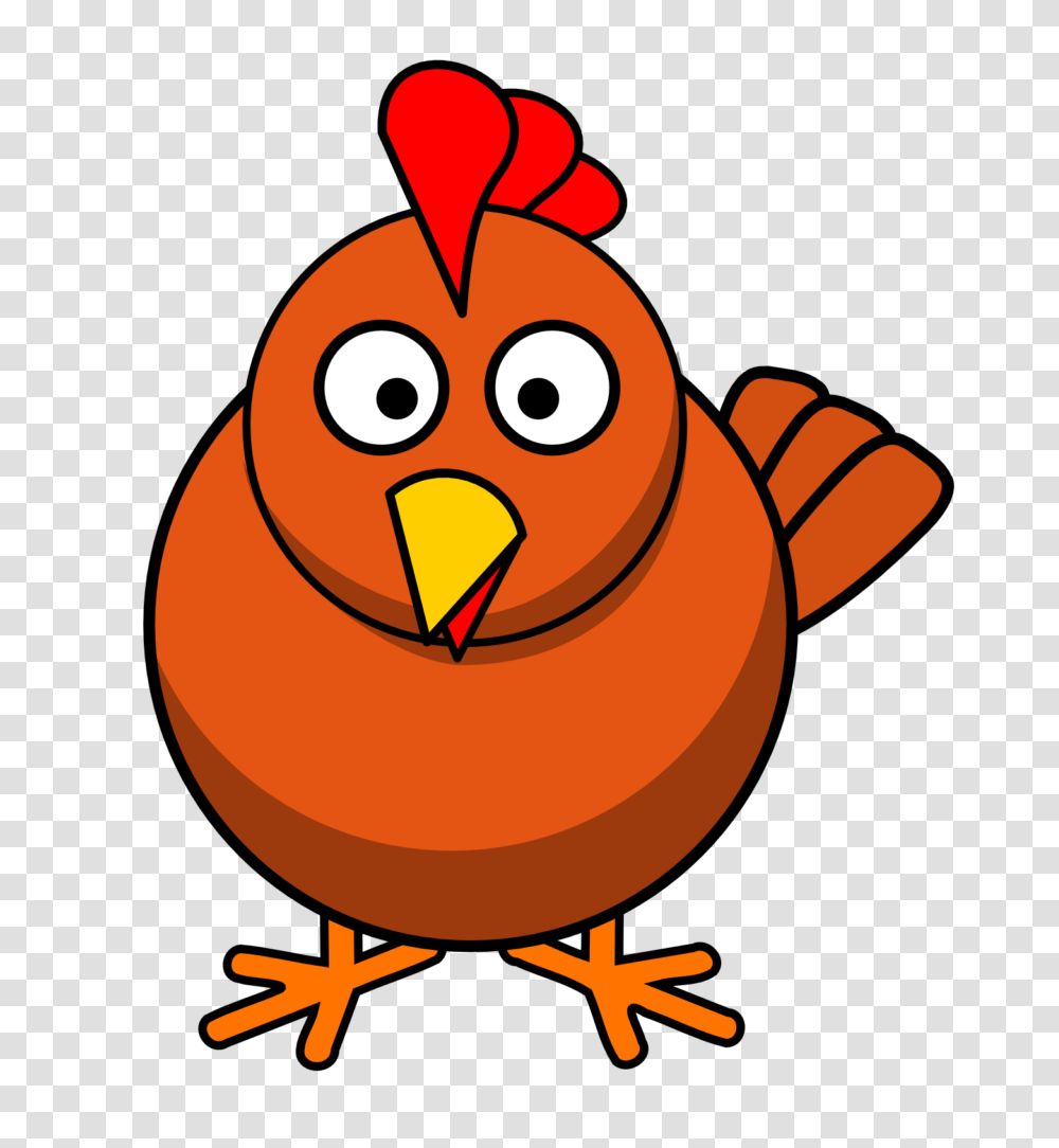 Clipart Of Chicken Winging, Bird, Animal, Snowman, Winter Transparent Png