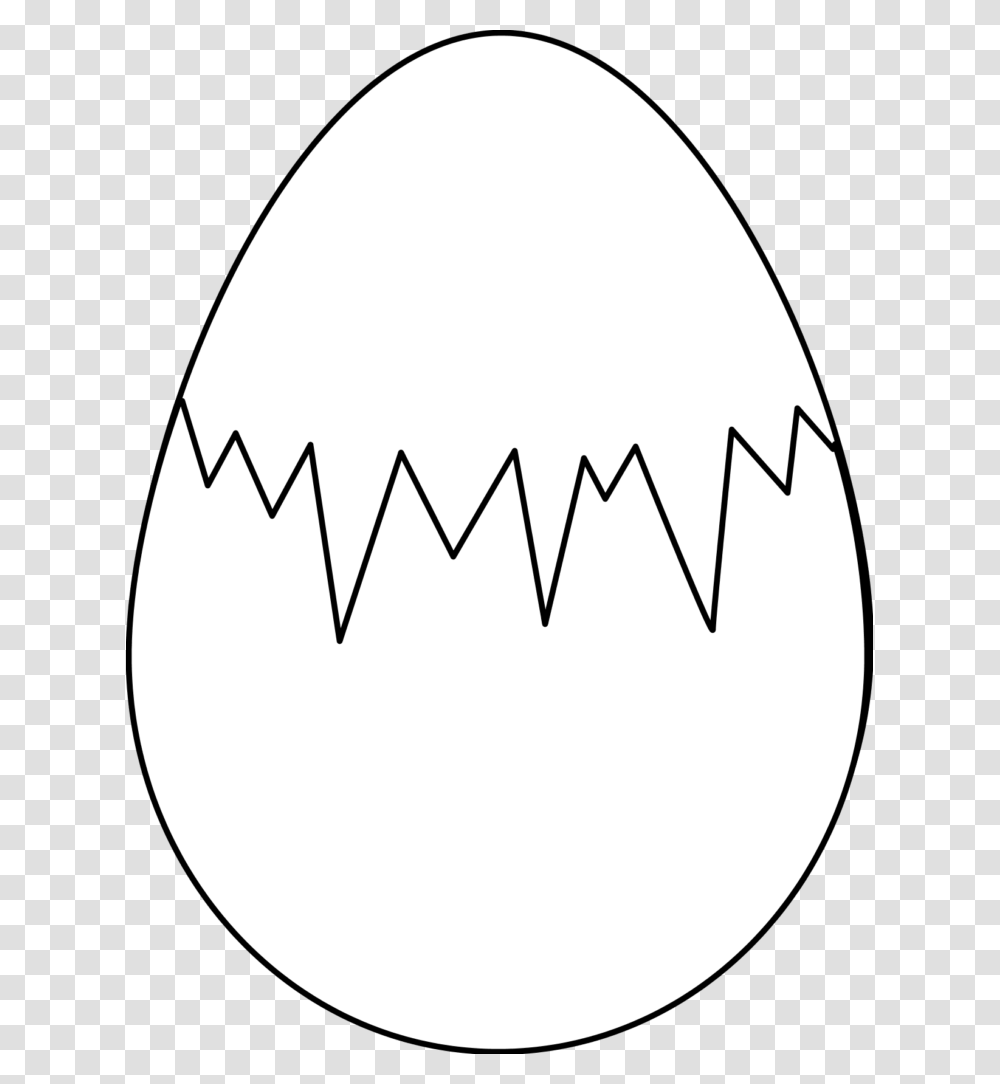 Clipart Of Egg Black And White, Easter Egg, Food, Balloon Transparent Png