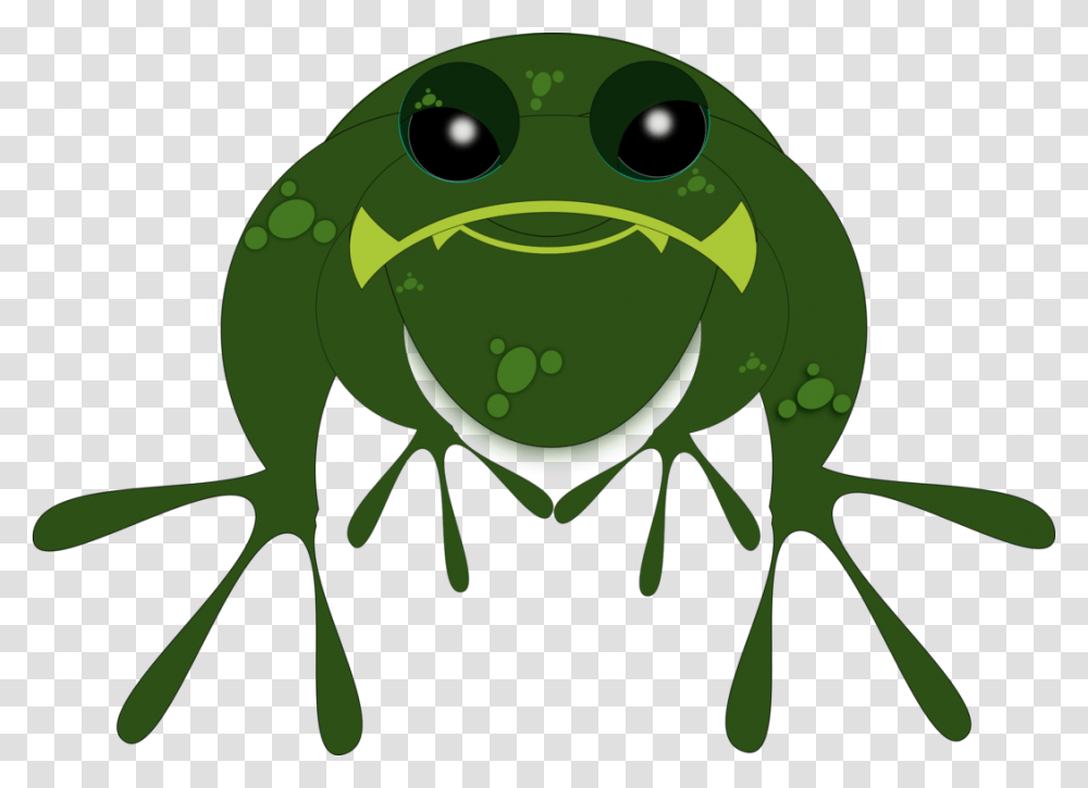 Clipart Of Frog Winging, Animal, Amphibian, Wildlife, Insect Transparent Png