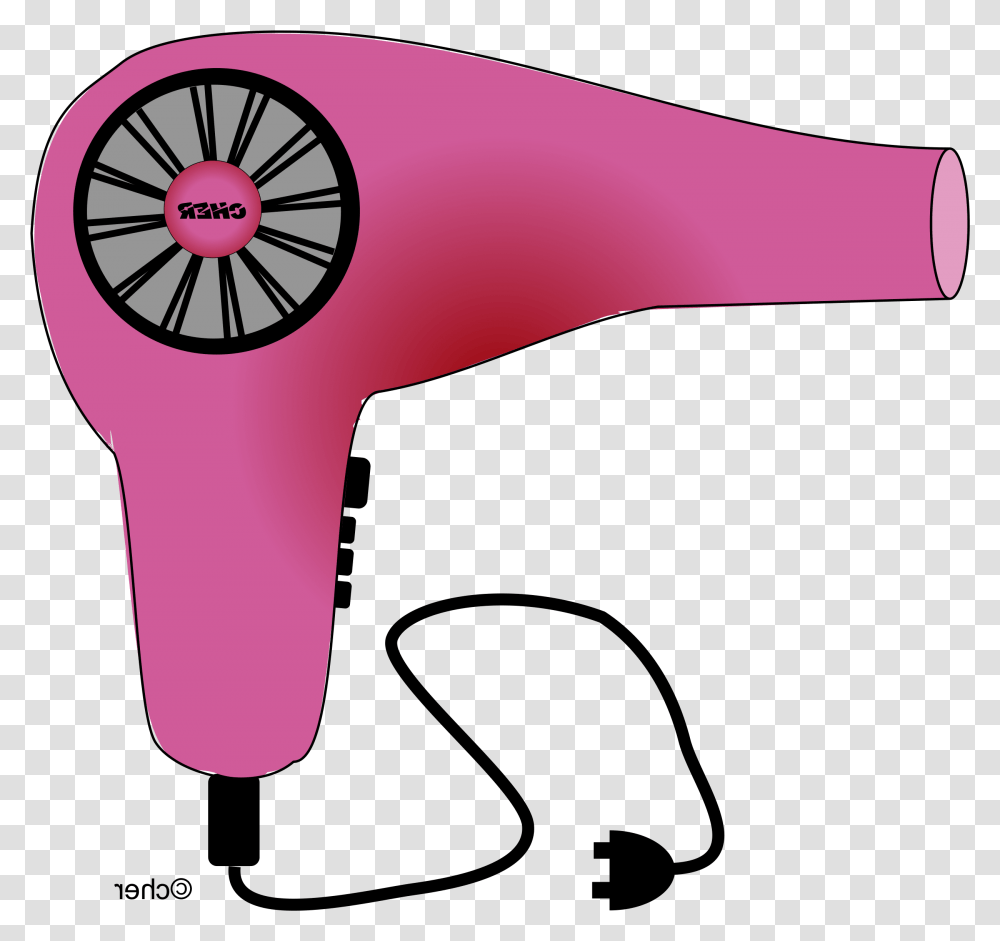 Clipart Of Hair Dry And Sample Clipart Hair Drying, Blow Dryer, Appliance, Hair Drier, Hand Transparent Png