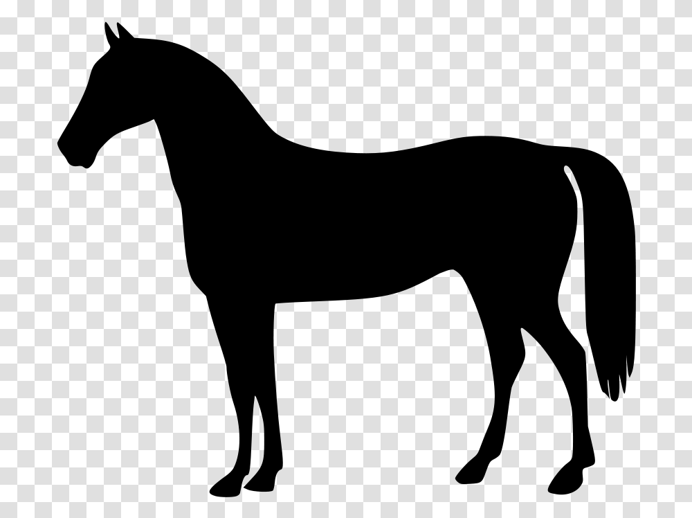 Clipart Of Horses Horse The And 2 Horse Bulldog Silhouette, Gray, World Of Warcraft Transparent Png