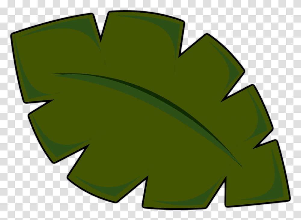 Clipart Of Jungle Leaf And Scenic Palm Tree Leaves Clipart, Plant, Axe, Tool Transparent Png