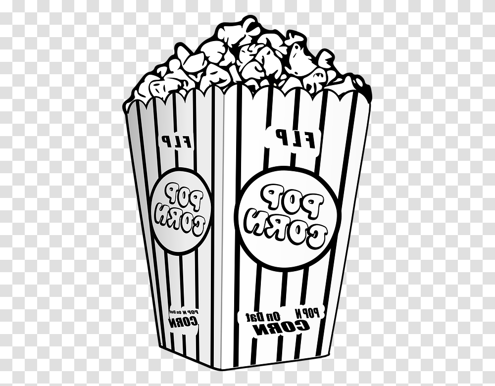 Clipart Of Kernel Popcorn To And Popcorn About Popcorn Colouring Pages, Sweets, Food, Confectionery Transparent Png