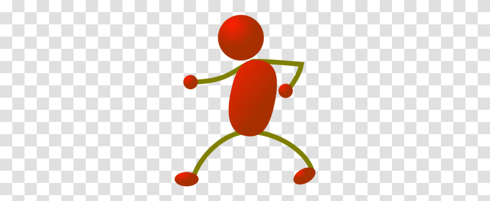 Clipart Of Little Red Stick People, Plant, Balloon, Fruit, Food Transparent Png