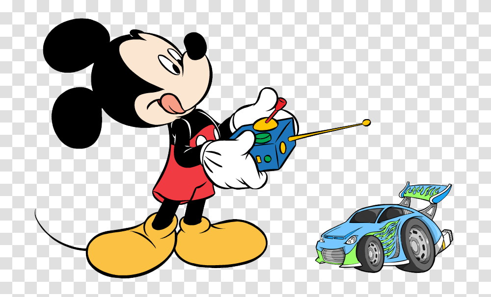 Clipart Of Mickey Mouse In A Car Free Download Clipart, Vehicle, Transportation, Automobile, Wheel Transparent Png