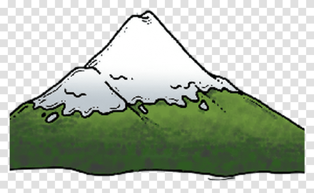 Clipart Of Mountains Cartoon Clipart Mountain, Nature, Outdoors, Triangle, Ice Transparent Png