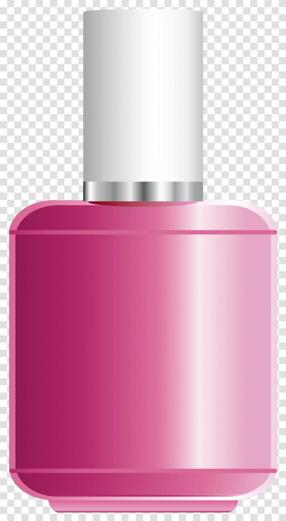 Clipart Of Nail Polish Bottle Tips And Clipart Of Nail Pink Nail Polish Clipart, Cosmetics, Perfume, Lipstick, Cylinder Transparent Png