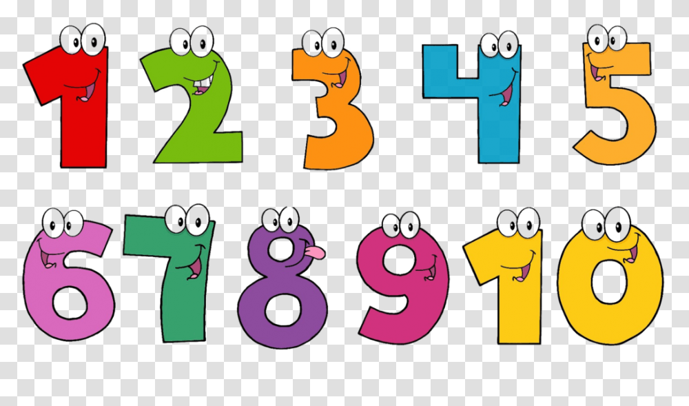 Clipart Of Numbers Winging Transparent Png