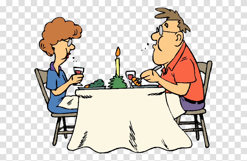 Clipart Of People Sitting Together Free Dinner Restaurant Clipart, Person, Candle, Dating, Photography Transparent Png