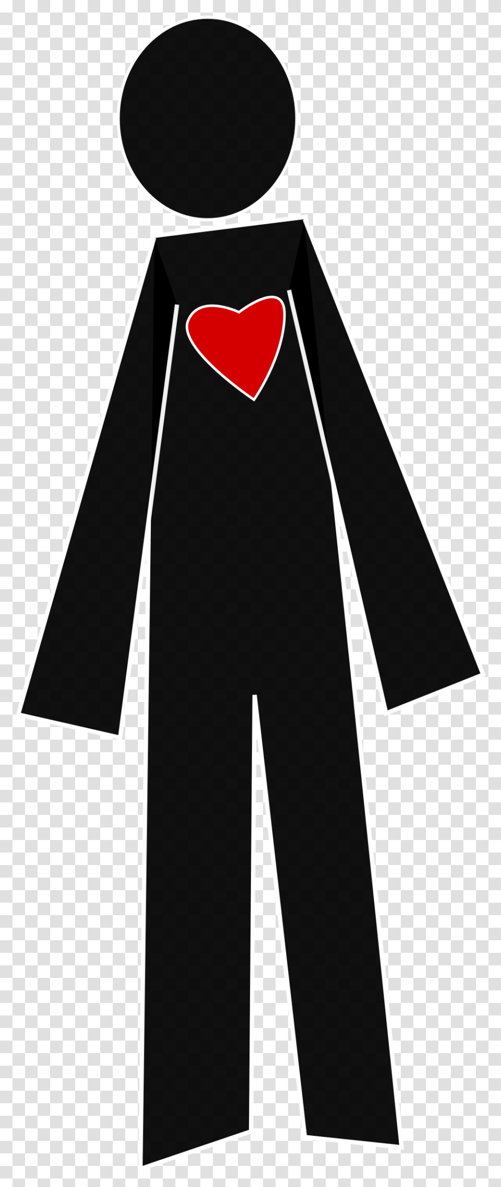 Clipart Of Person Thinking Clipartmonk Free Clip Art Images Human With Heart Cartoon, Clothing, Utility Pole, Fashion, Cloak Transparent Png