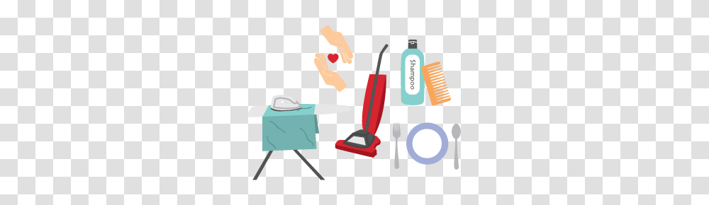 Clipart Of Personal Needs, Appliance, Vacuum Cleaner, Clothes Iron Transparent Png