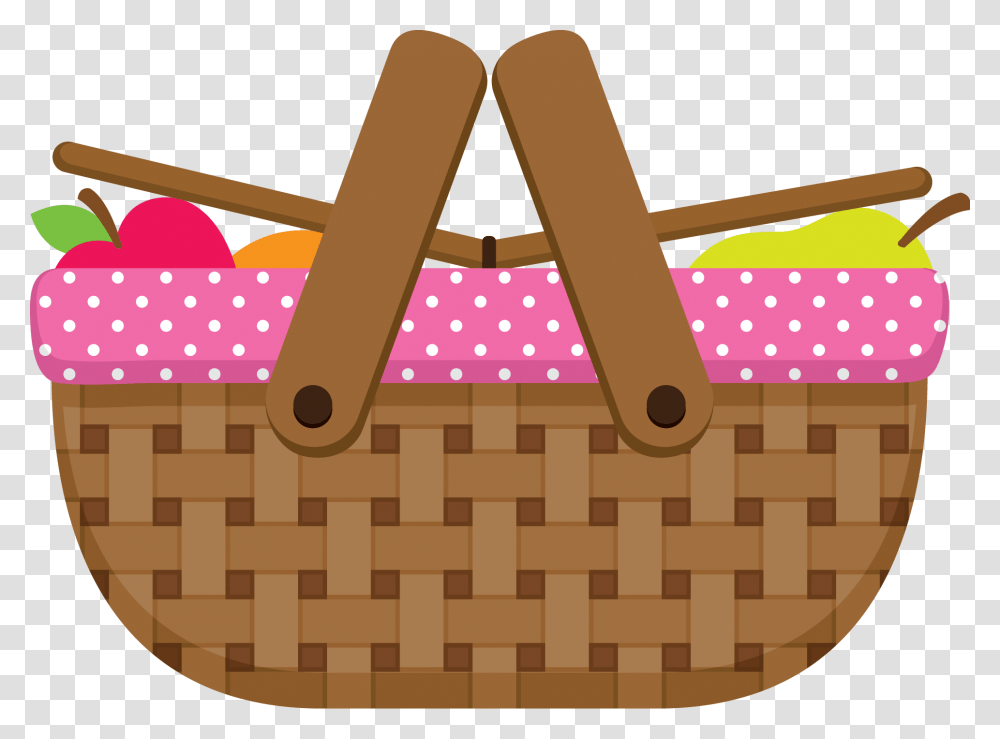 Clipart Of Picnic, Basket, Rug, Shopping Basket Transparent Png